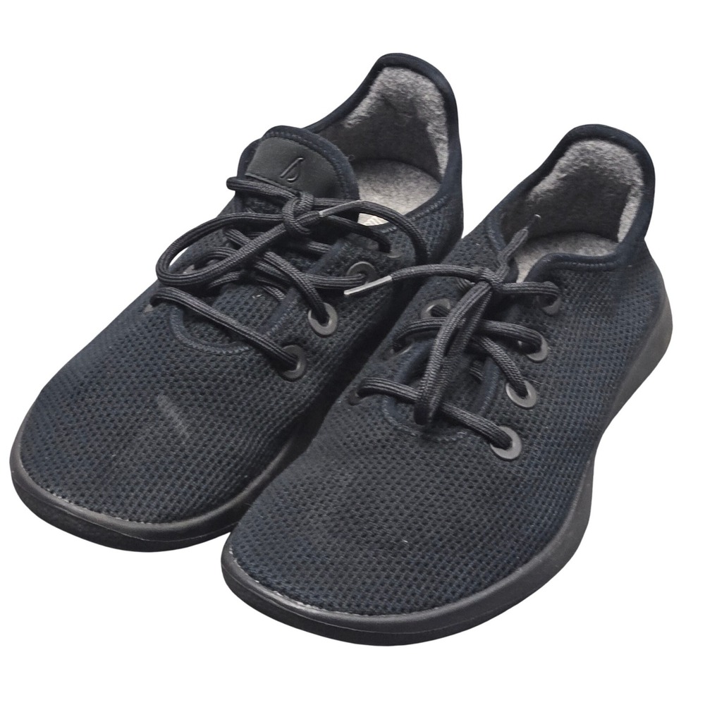 Allbirds Tree Runners M12 Black Lightweight Sneakers Shoes Minimalist Streetwear